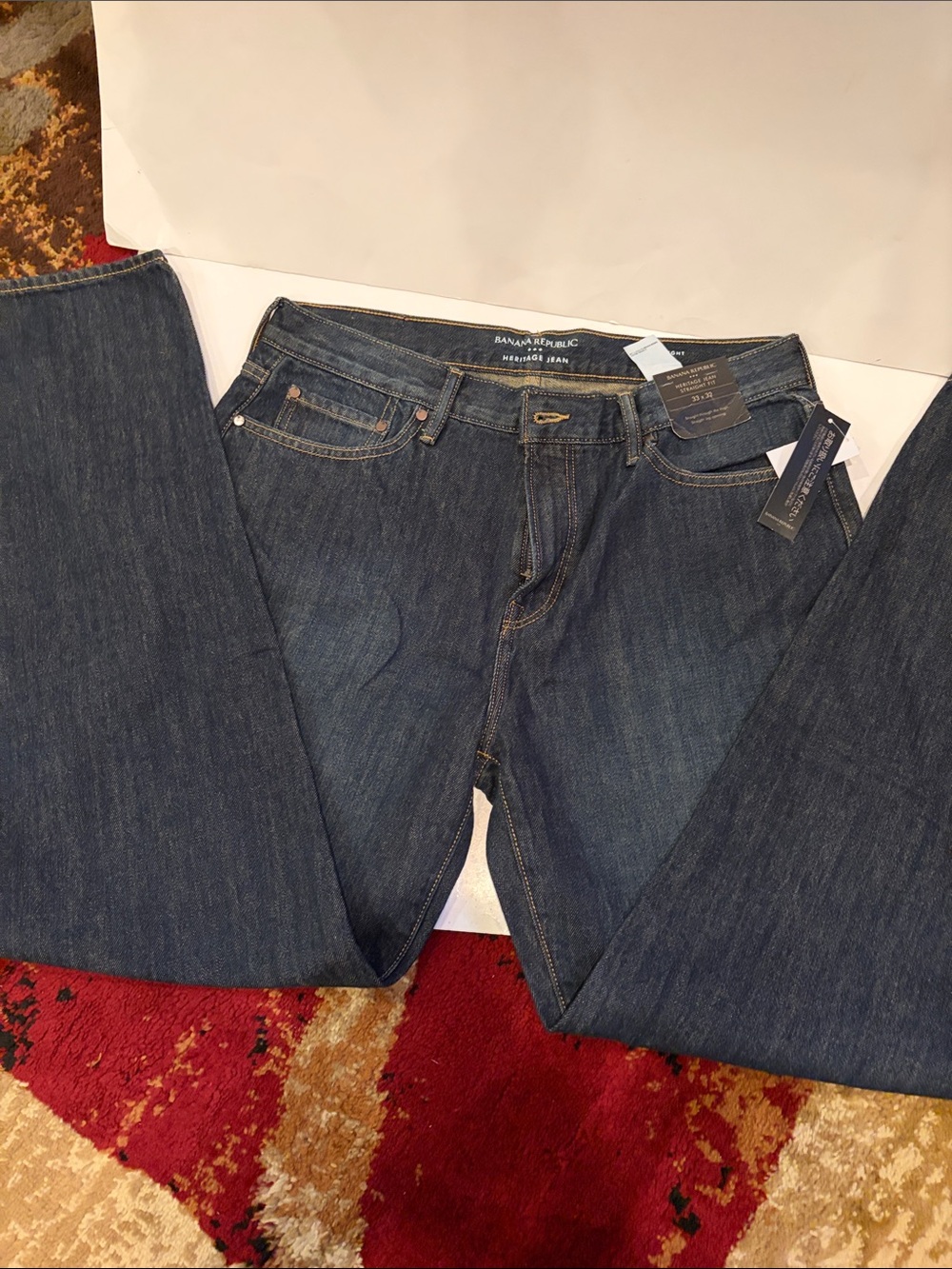 Banana Republic Men’s Indigo Straight Jeans